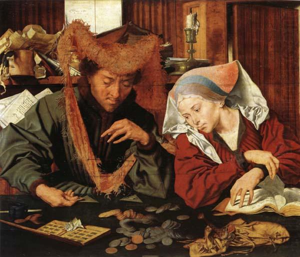 Marinus van Reymerswaele The Moneychanger and His Wife china oil painting image